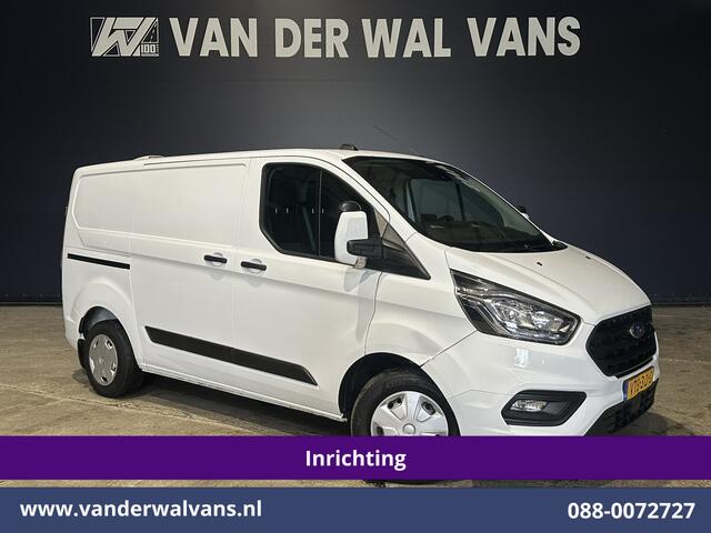 Ford TRANSIT CUSTOM 2.0 TDCI L1H1 Inrichting Euro6 Airco | Camera | LED | Cruisecontrol | Stoelverwarming | 2500kg Trekhaak Verwarmde voorruit, Parkeersensoren, Bijrijdersbank