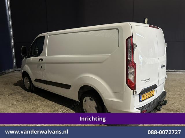 Ford TRANSIT CUSTOM 2.0 TDCI L1H1 Inrichting Euro6 Airco | Camera | LED | Cruisecontrol | Stoelverwarming | 2500kg Trekhaak Verwarmde voorruit, Parkeersensoren, Bijrijdersbank