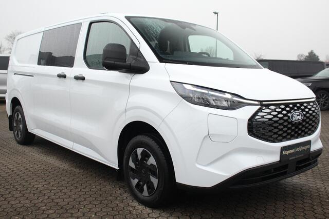 Ford TRANSIT CUSTOM E-Transit 320 L2H1 Trend 71kWh 218pk DC Automaat | Trekgewicht 2300kg | L+R Zijdeur | Keyless | Carplay/Android | Stoel+Stuurvwer. | Lease 771,- p/m