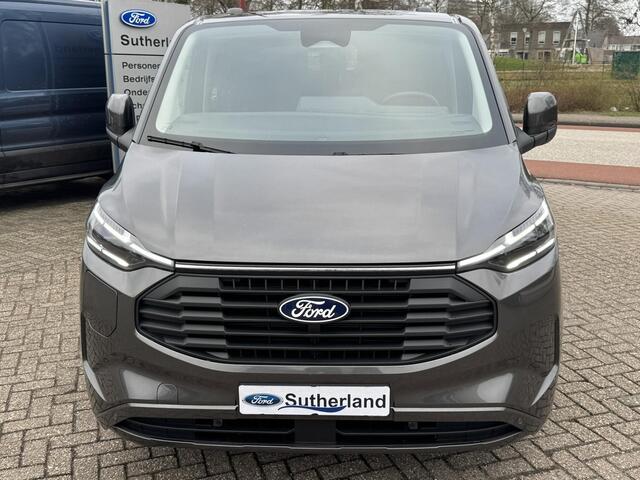 Ford TRANSIT CUSTOM 320 2.5 PHEV L2H1 Limited DC | Dubbele cabine | Adaptive Cruise Control | Groot middenconsole | 8-weg verstelbare & verwarmbare passagiersstoel | 13 polige trekhaak | 17 inch lichtmetalen velgen | Verwarmbaar stuurwiel | Draadloos opladen | Adaptieve LED