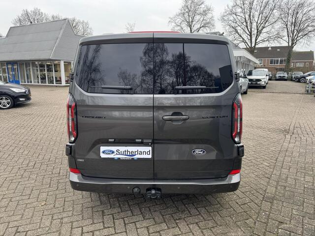 Ford TRANSIT CUSTOM 320 2.5 PHEV L2H1 Limited DC | Dubbele cabine | Adaptive Cruise Control | Groot middenconsole | 8-weg verstelbare & verwarmbare passagiersstoel | 13 polige trekhaak | 17 inch lichtmetalen velgen | Verwarmbaar stuurwiel | Draadloos opladen | Adaptieve LED