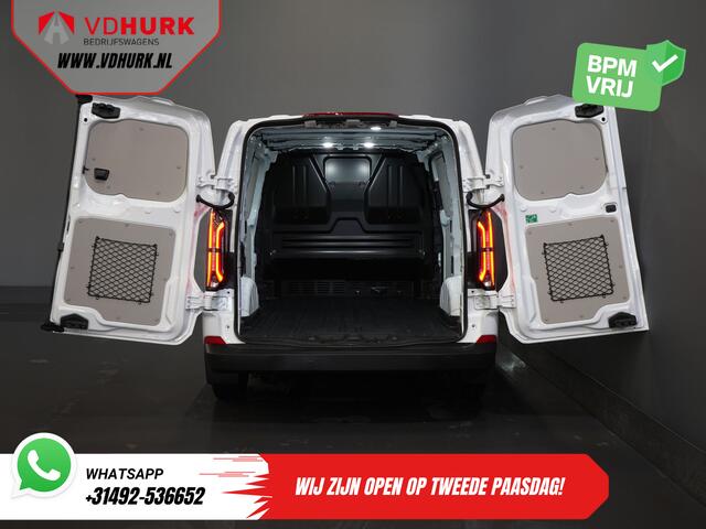 Ford TRANSIT CUSTOM E-Transit Trend 65 kWh 330 km WLTP Garantie t/m 2029/ LED/ Standkachel/ Snellader/ 2.3t Trekverm./ Stuurverw./ Stoelverw./ Carplay/ Camera/ PDC/ Cruise