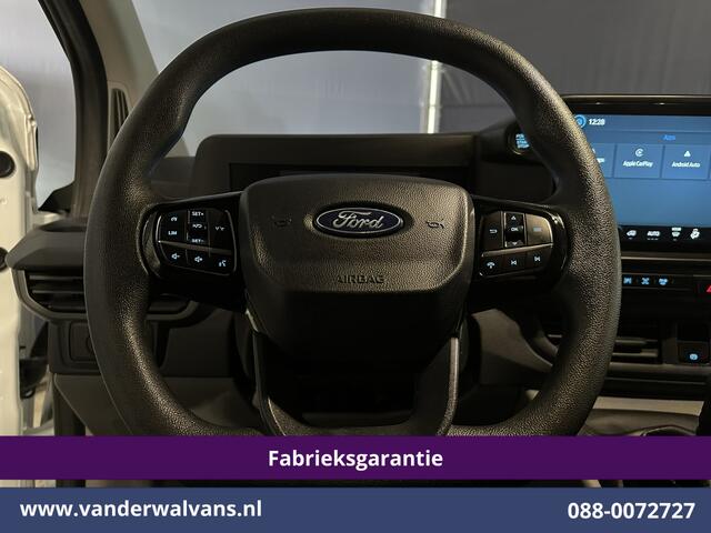 Ford TRANSIT CUSTOM 2.0 TDCI 136pk L2H1 Fabrieksgarantie Euro6 Airco | Camera | LED | Apple Carplay | Cruisecontrol Android Auto, Verwarmde voorruit, Parkeersensoren, Bijrijdersbank, 2800kg trekvermogen