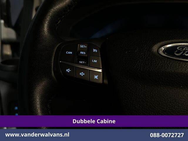 Ford TRANSIT CUSTOM 2.0 TDCI 131pk L2H1 Dubbele Cabine Euro6 Airco | 6-Zits | LED | Cruisecontrol | Verwarmde voorruit Parkeersensoren, Dakdragers