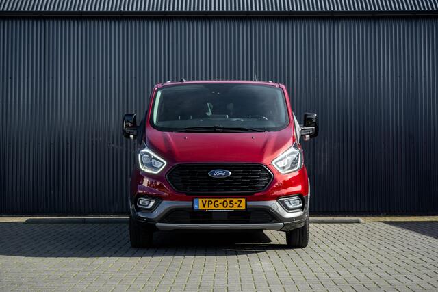 Ford TRANSIT CUSTOM 2.0 TDCI L2H1 | 170PK | Trail | DC 5-Persoons | Camera | Carplay | Lederen interieur