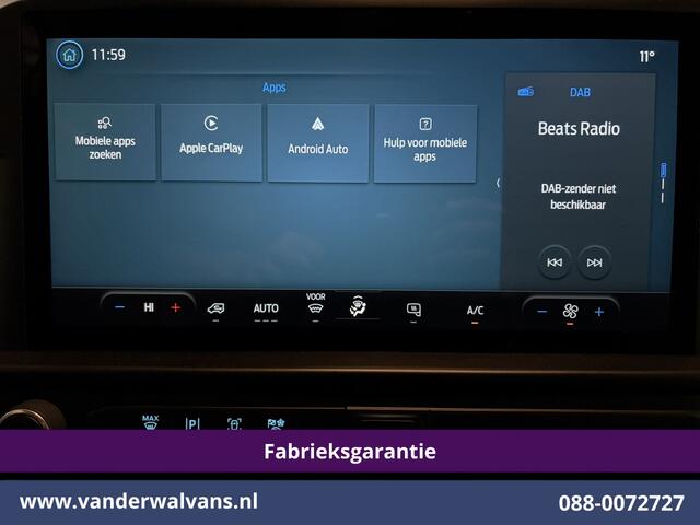 Ford TRANSIT CUSTOM 2.0 TDCI 136pk L2H1 Fabrieksgarantie Euro6 Airco | Camera | Apple Carplay | LED Cruisecontrol, Android Auto, Verwarmde Voorruit, Parkeersensoren, Bijrijdersbank