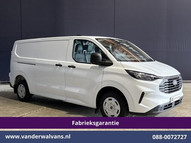 Ford TRANSIT CUSTOM 2.0 TDCI 136pk L2H1 Fabrieksgarantie Euro6 Airco | Camera | Apple Carplay | LED Cruisecontrol, Androids Auto, Verwarmde Voorruit, Parkeersensoren, Bijrijdersbank, 2800kg trekvermogen