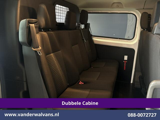 Ford TRANSIT CUSTOM 2.0 TDCI 130pk Automaat L2H1 Dubbele Cabine Euro6 Airco | 6-Zits | Camera | Navigatie | LED, Android Auto, Cruisecontrol, Verwarmde voorruit, Stoelverwarming, Parkeersensoren