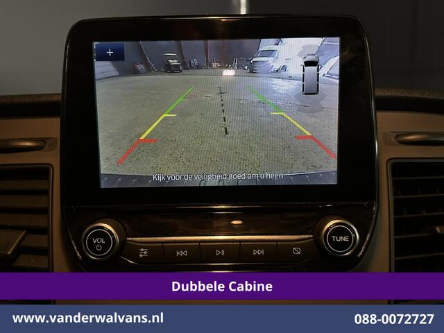 Ford TRANSIT CUSTOM 2.0 TDCI 130pk Automaat L2H1 Dubbele Cabine Euro6 Airco | 6-Zits | Camera | Navigatie | LED, Android Auto, Cruisecontrol, Verwarmde voorruit, Stoelverwarming, Parkeersensoren