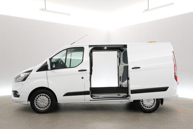 Ford TRANSIT CUSTOM 1.0 PHEV FWD L1H1 | Airco | Cruise | Camera | Carplay | 3 Zits | 2xSchuifdeur | Parkeersens.