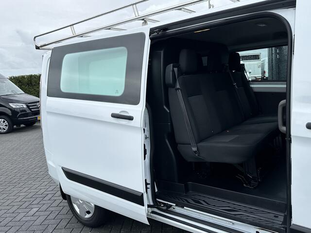 Ford TRANSIT CUSTOM 2.0 TDCI / L2H1 / DUBBEL CABINE / 1e EIG. / TREKHAAK / IMPERIAAL / CAMERA / CRUISE / 6 PERSOONS