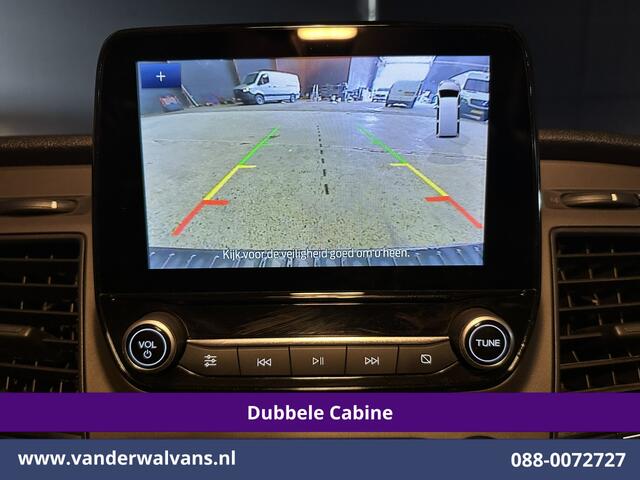 Ford TRANSIT CUSTOM 2.0 TDCI 130pk L2H1 Dubbele Cabine Euro6 Airco | 6-Zits | Camera | Navigatie | Apple Carplay | LED Android Auto, Cruisecontrol, Stoelverwarming, Verwarmde voorruit, Parkeersensoren