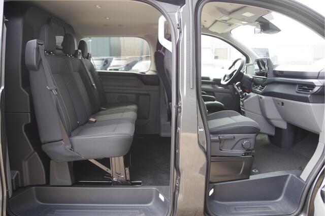 Ford TRANSIT CUSTOM 300 2.0 TDCI L2 Limited DC-5P, LED, KEYLESS, STOELVERWARMING, VOORRUIT VERWARMING, CAMERA, NAVI, CRUISE, LEDER MF STUUR, DUBBEL CABINE
