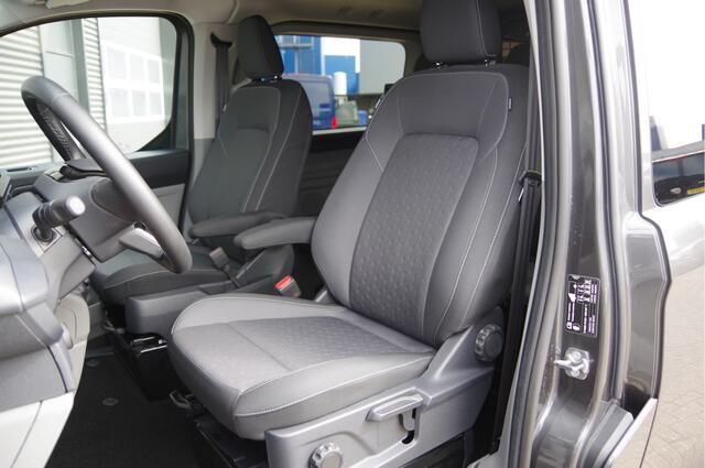 Ford TRANSIT CUSTOM 300 2.0 TDCI L2 Limited DC-5P, LED, KEYLESS, STOELVERWARMING, VOORRUIT VERWARMING, CAMERA, NAVI, CRUISE, LEDER MF STUUR, DUBBEL CABINE