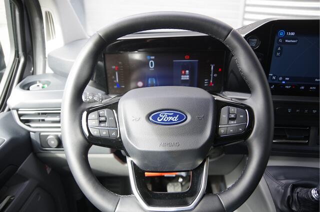 Ford TRANSIT CUSTOM 300 2.0 TDCI L2 Limited DC-5P, LED, KEYLESS, STOELVERWARMING, VOORRUIT VERWARMING, CAMERA, NAVI, CRUISE, LEDER MF STUUR, DUBBEL CABINE