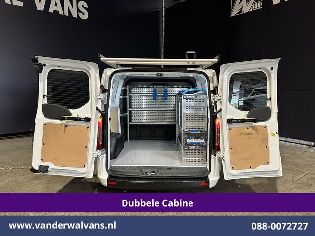Ford TRANSIT CUSTOM 2.0 TDCI 130pk L2H1 Dubbele Cabine Inrichting Euro6 Airco | 5-Zits | Imperiaal | LED | Cruisecontrol Stoelverwarming, Parkeersensoren
