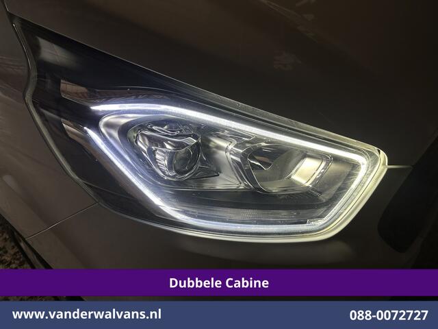 Ford TRANSIT CUSTOM 2.0 TDCI 130pk L2H1 Dubbele Cabine Inrichting Euro6 Airco | 5-Zits | Imperiaal | LED | Cruisecontrol Stoelverwarming, Parkeersensoren