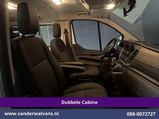 Ford TRANSIT CUSTOM 2.0 TDCI 130pk L2H1 Dubbele Cabine Inrichting Euro6 Airco | 5-Zits | Imperiaal | LED | Cruisecontrol Stoelverwarming, Parkeersensoren