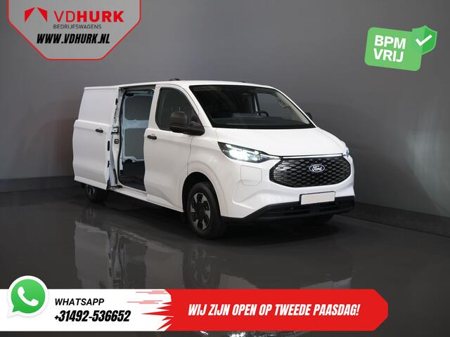 Ford TRANSIT CUSTOM E-Transit Trend L2 65 kWh 330 km WLTP LED/ Snellader/ 2.3t Trekverm./ Stuurverw./ Stoelverw./ Carplay/ Climate/ Camera/ PDC/ Cruise