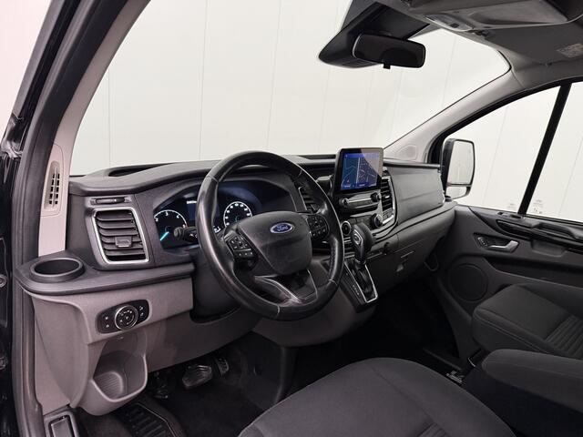 Ford TRANSIT CUSTOM 2.0TDCi 130PK Automaat Limited Dubbele Cabine | 2xSchuifdeur | Navigatie | Camera | Multimedia | Airco | Cruise | Trekhaak