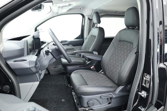 Ford TRANSIT CUSTOM 320 2.0 TDCI L2H1 BLACK EDITION | Automaat | Dubb.Cab. | Camera | 19" | Verlaagd | Lederen Bekleding