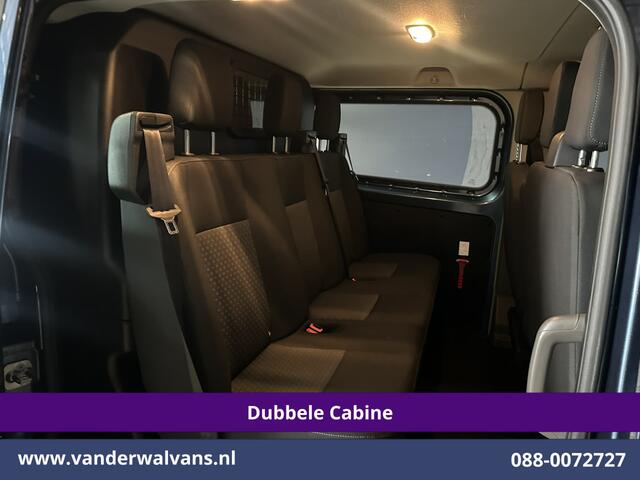 Ford TRANSIT CUSTOM 2.0 TDCI 131pk L2H1 Dubbele Cabine Euro6 Airco | 6-zits | Camera | LED | 2800kg Trekhaak | LM Velgen | Cruisecontrol, Android Auto, Verwarmde Voorruit, Parkeersensoren, Bijrijdersbank