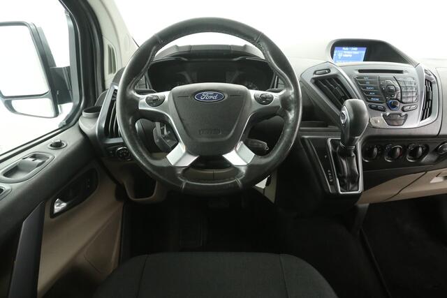 Ford TRANSIT CUSTOM 2.0 TDCI L1H1 Limited 170PK | Dubbele Cabine | Aut. | Airco | Cruise | Navi | Trekhaak | 2xSchuifdeur