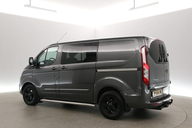 Ford TRANSIT CUSTOM 2.0 TDCI L1H1 Limited 170PK | Dubbele Cabine | Aut. | Airco | Cruise | Navi | Trekhaak | 2xSchuifdeur
