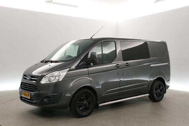 Ford TRANSIT CUSTOM 2.0 TDCI L1H1 Limited 170PK | Dubbele Cabine | Aut. | Airco | Cruise | Navi | Trekhaak | 2xSchuifdeur