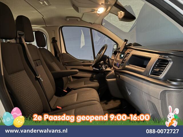 Ford TRANSIT CUSTOM 2.0 TDCI 130pk L2H1 Dubbele Cabine Euro6 Airco | 6-Zits | LED | Cruisecontrol | Trekhaak Parkeersensoren, Verwarmde voorruit