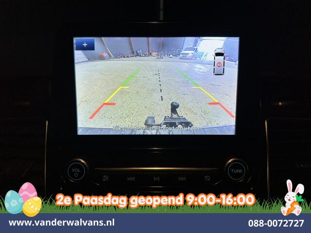Ford TRANSIT CUSTOM 2.0 TDCI 130pk Automaat L2H1 Euro6 Airco | Camera | Navigatie | Apple Carplay | LED | Cruisecontrol LM velgen, Stoelverwarming, Verwarmde voorruit, Trekhaak, Parkeersensoren, Dakdragers, Bijrijdersbank