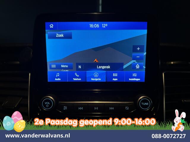 Ford TRANSIT CUSTOM 2.0 TDCI 130pk Automaat L2H1 Euro6 Airco | Camera | Navigatie | Apple Carplay | LED | Cruisecontrol LM velgen, Stoelverwarming, Verwarmde voorruit, Trekhaak, Parkeersensoren, Dakdragers, Bijrijdersbank