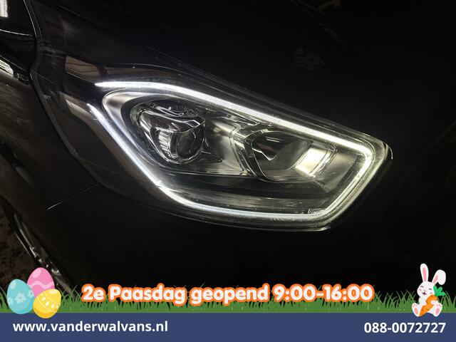 Ford TRANSIT CUSTOM 2.0 TDCI 130pk Automaat L2H1 Euro6 Airco | Camera | Navigatie | Apple Carplay | LED | Cruisecontrol LM velgen, Stoelverwarming, Verwarmde voorruit, Trekhaak, Parkeersensoren, Dakdragers, Bijrijdersbank