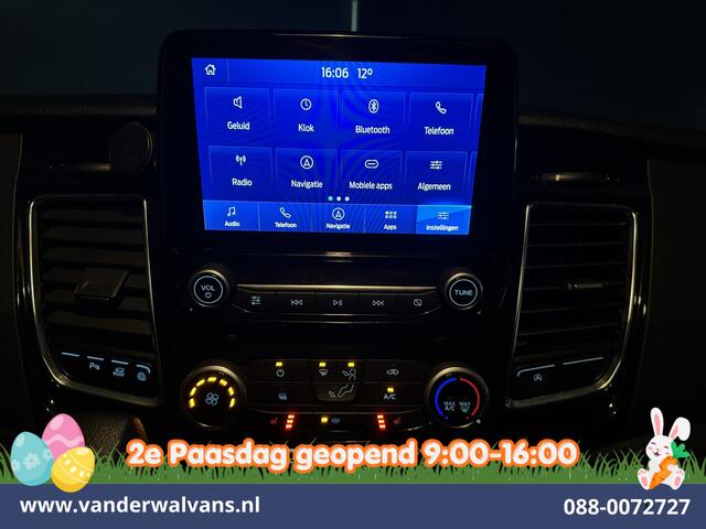 Ford TRANSIT CUSTOM 2.0 TDCI 130pk Automaat L2H1 Euro6 Airco | Camera | Navigatie | Apple Carplay | LED | Cruisecontrol LM velgen, Stoelverwarming, Verwarmde voorruit, Trekhaak, Parkeersensoren, Dakdragers, Bijrijdersbank