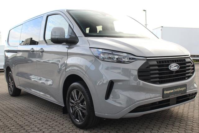 Ford TRANSIT CUSTOM 300 2.0TDCI 136pk L2H1 Limited DC | Trekhaak | Driver Assist | Keyless | Carplay/Android | Lease 663,- p/m