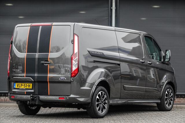 Ford TRANSIT CUSTOM L2H1 | 2.0Tdci 185Pk | Sport 320 | Stoel-Bank | 2xSchuifdeur | Trekhaak | 17'' | Magnetic Grey