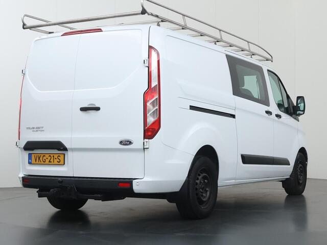 Ford TRANSIT CUSTOM 320 2.0 TDCI | Aut. | L2 H1 | DUBBELE CABINE | AIRCO | CRUISE CONTROL | CAMERA | STOELVERWARMING | APPLE CARPLAY / ANDROID AUTO | TREKHAAK | PARKEERSENSOREN