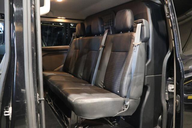 Ford TRANSIT CUSTOM 310 2.0 TDCI Sport DC | Dubbel cabine | L+R Schuifdeur | CarPlay | Navigatie | Camera | Trekhaak | Dodehoek detector | Lane Assist | Stoelverwarming | DAB | Nieuwe APK | Nieuwe distributieriem