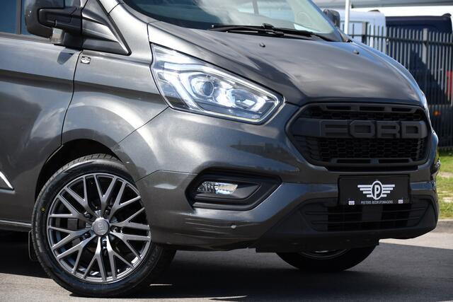 Ford TRANSIT CUSTOM 320 2.0 TDCI L1H1 Limited DC PB Edition MARGE! Adaptieve Cruise, Camera, Carplay, 2 x Schuifdeur, 170pk, Automaat, Stoelverwarming, Uniek!
