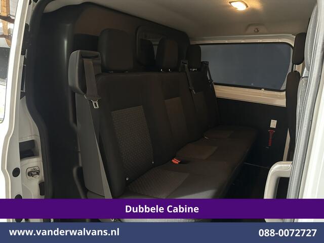 Ford TRANSIT CUSTOM 2.0 TDCI 131pk L2H1 Dubbele Cabine Euro6 Airco | 6-Zits | Cruisecontrol | 2550kg Trekhaak Verwarmde voorruit, Parkeersensoren