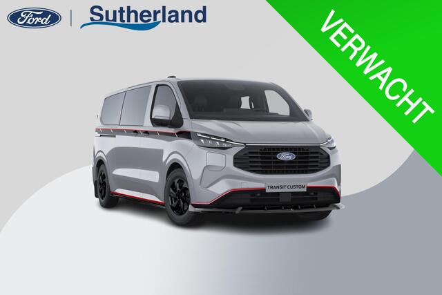 Ford TRANSIT CUSTOM 320 2.5 PHEV L2H1 Grey Platinum DC 233pk | Rijklaar | Ford Voorraad | Dubbele zijschuifdeur | Dual-zone automatische airconditioning | Privacy glass | Groot middenconsole | Trekhaakvoorbereiding | Centrale dubbele vergrendeling | Driver Assistent Pack Ult