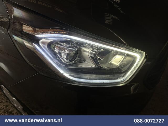Ford TRANSIT CUSTOM 2.0 TDCI 131pk L2H1 Euro6 Airco | Navigatie | Apple Carplay | LED | 2800kg Trekhaak | Cruisecontrol Parkeersensoren, Bijrijdersbank