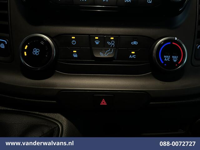 Ford TRANSIT CUSTOM 2.0 TDCI 131pk L2H1 Euro6 Airco | Navigatie | Apple Carplay | LED | 2800kg Trekhaak | Cruisecontrol Parkeersensoren, Bijrijdersbank