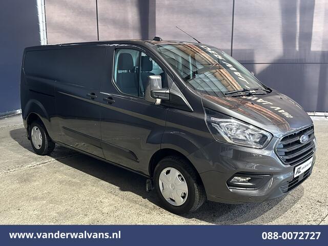 Ford TRANSIT CUSTOM 2.0 TDCI 131pk L2H1 Euro6 Airco | Navigatie | Apple Carplay | LED | 2800kg Trekhaak | Cruisecontrol Parkeersensoren, Bijrijdersbank