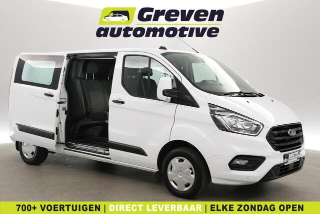Ford TRANSIT CUSTOM 2.0 TDCI L2H1 | DC | 6 Zits | 2800kg Trekgew. | Airco | Cruise | 2xSchuifdeur | Parkeersens. | Trekhaak