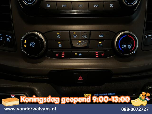 Ford TRANSIT CUSTOM 2.0 TDCI 131pk Automaat L2H1 Dubbele Cabine Euro6 Airco | 6-Zits | Camera | Navigatie | Apple Carplay Android Auto, Xenon, Cruisecontrol, Stoelverwarming, Verwarmde voorruit, Parkeersensoren, Achterklep