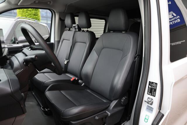 Ford TRANSIT CUSTOM 2.0 TDCI L2H1 DC | DUBBEL CABINE | CARPLAY | NAVIGATIE | CAMERA | PDC V+A | TREKHAAK | LEDEREN BEKLEDING | EURO 6 | BPM VRIJ | 6-ZITTER | DEALER ONDERHOUDEN