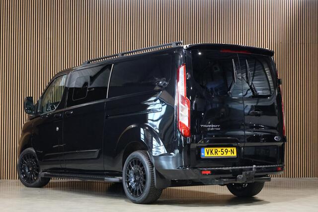 Ford TRANSIT CUSTOM 320 2.0 TDCI 170 PK L2H1 Limited DC | ACC | Blind Spot | Elek stoelen | CarPlay | Camera | Navigatie | Trekhaak | Dubbel cabine | DAB | PDC V+A | MF Stuur | 5-Zitter | Nieuwe APK | Dealer onderhouden | NAP Logisch | NL Auto
