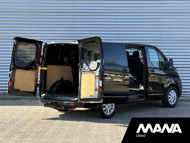 Ford TRANSIT CUSTOM 300 2.0 TDCI L1H1 Limited DC Automaat Trekhaak Camera Airco Stoelverwarming Voorruitverwarming