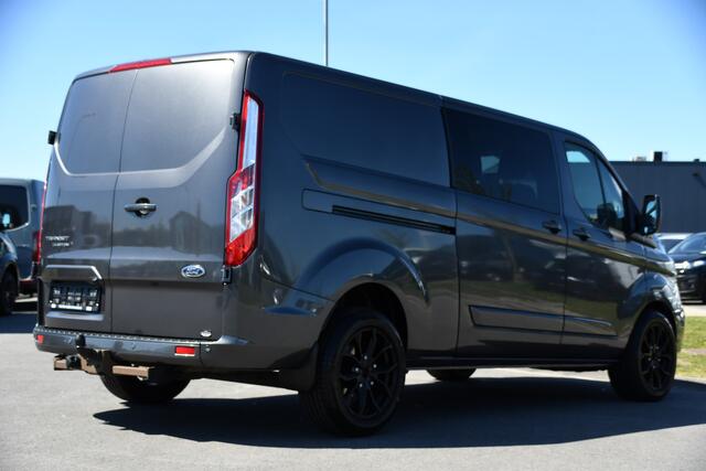 Ford TRANSIT CUSTOM 300 2.0 TDCI L2H1 Limited DC PB Edition Adaptieve Cruise, Camera, Carplay, LED, 2 x Schuifdeur, Automaat, Trekhaak, 130pk, Stoelverwarming, Dodehoek, Uniek!
